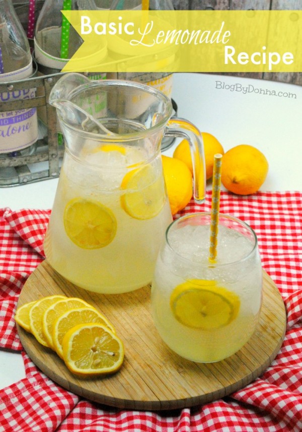 Basic homemade lemonade recipe