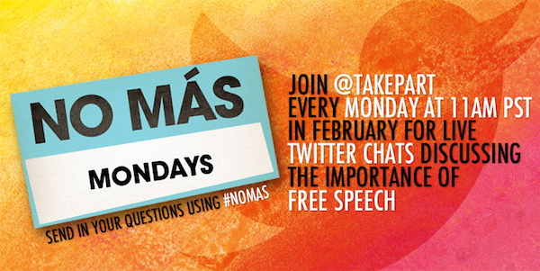 No Mas Mondays Twitter Chats in February