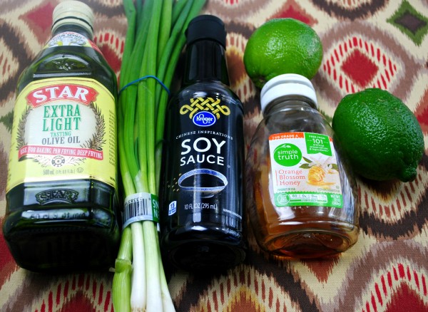 Ingredients for honey lime chicken recipe