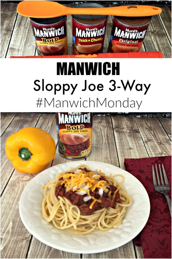 Manwich Sloppy Joe 3-Way Make it a #ManwichMonday #NationalSloppyJoeDay 