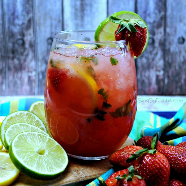 Strawberry Lemonade Lime Mojito Recipe