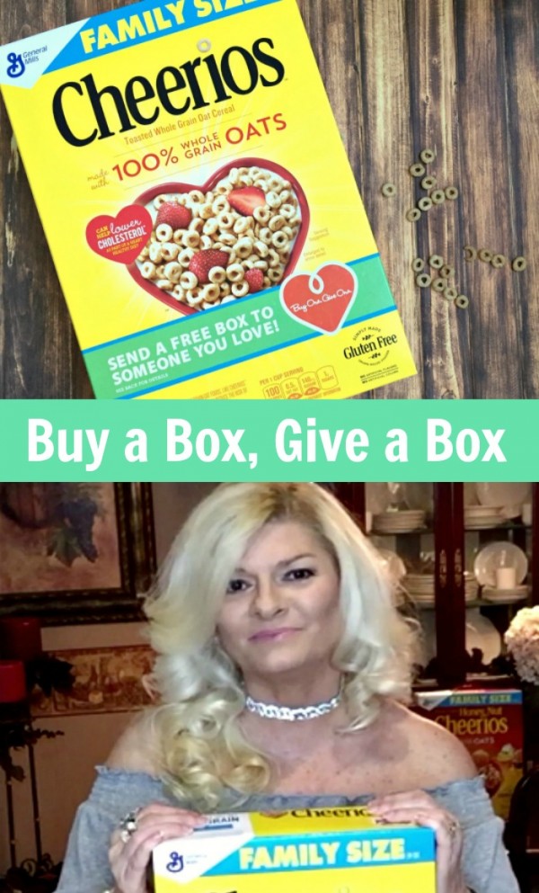Buy a box of Cheerios from Walmart and give a free box to someone you love