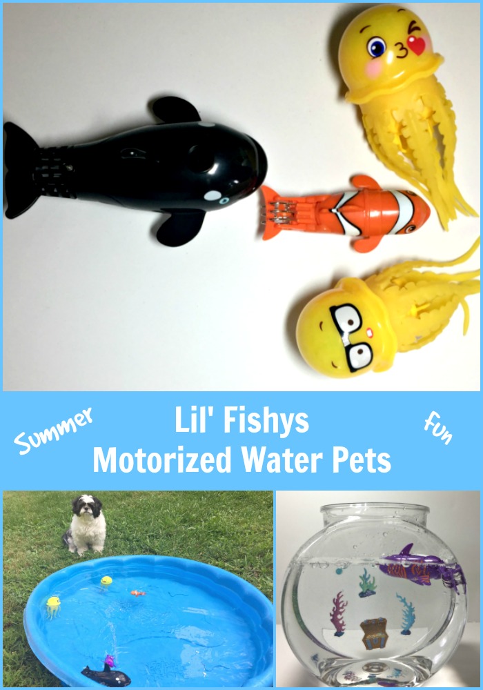 Lil Fishys motorized water pets for the pool and summer fun