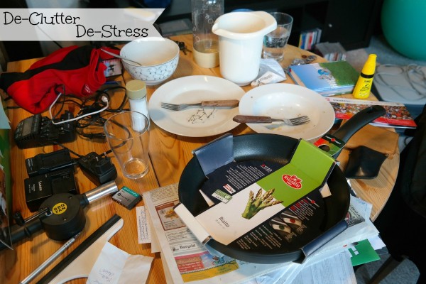 Declutter for a de-cluttered stress free life...