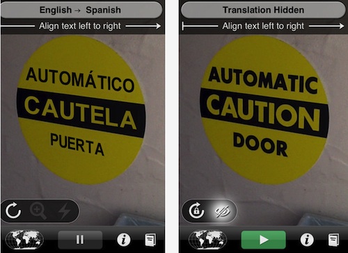 Word Lens Apple iPhone iPad App