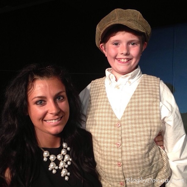 Cody's teacher came and saw him perform as Caleb in "Sarah Plain and Tall" closing weekend