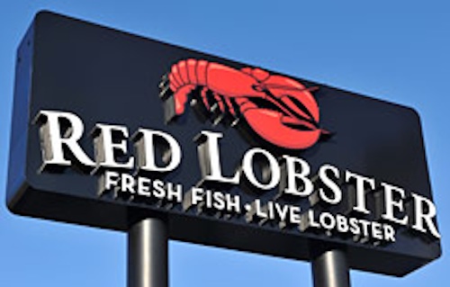 Red Lobster Sign