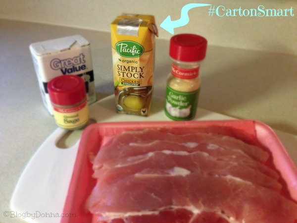 Braised pork chops with Tetra Pak organic chicken stock #CartonSmart