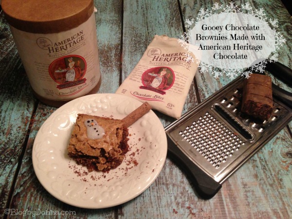 American Heritage Chocolate for Brownies