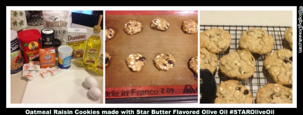 Oatmeal Raisin Cookies made with Star buttered flavored olive oil from Walmart #STAROliveOil #shop #cbias
