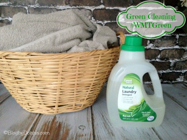 Great Value Naturals Green Laundry detergent from Walmart