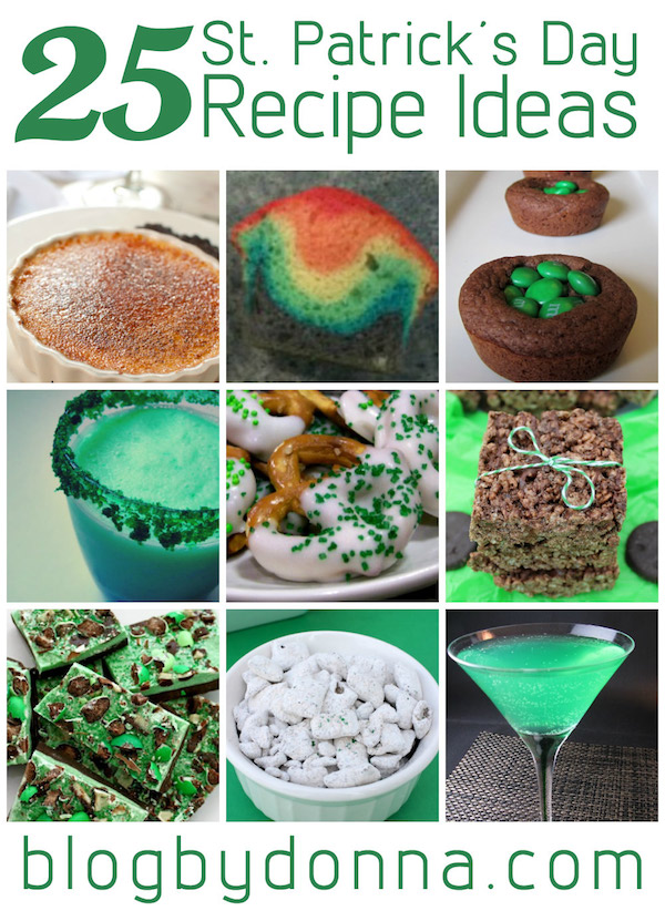 25 St. Patrick's Day Recipe Idea Collage
