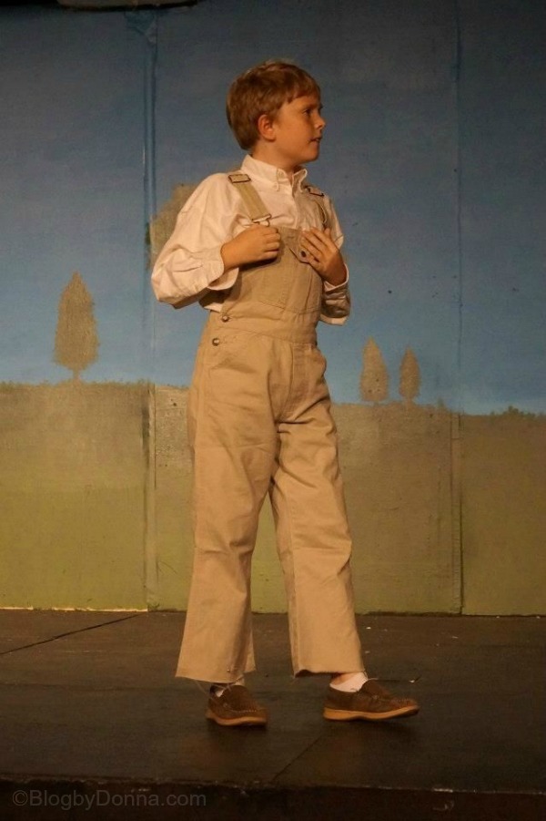 Caleb in "Sarah Plain and Tall" at Knoxville Children's Theatre