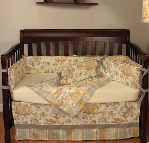 Custom crib bedding