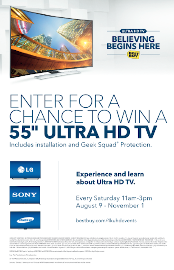 Ultra HD TV at Best Buy
