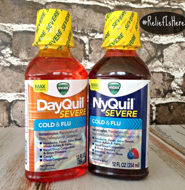 Vicks DayQuil and NyQuil Severe #ReliefIsHere
