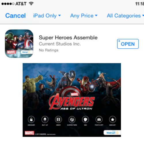 Super Heroes Assemble on App Store