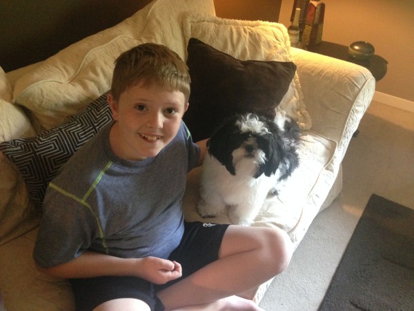Cody with Baxter 1 #NudgeThemBack