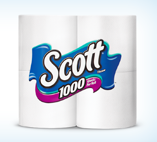 Scott 1000 toilet paper $1.00 off coupon at Walmart
