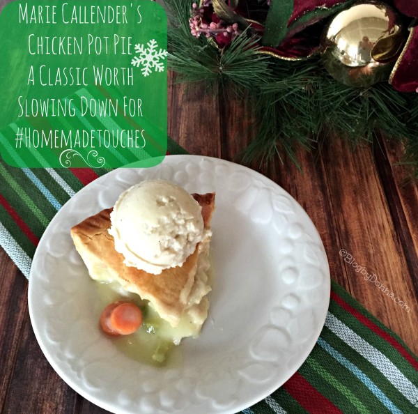 Marie Callender's family size chicken pot pie #homemadetouches