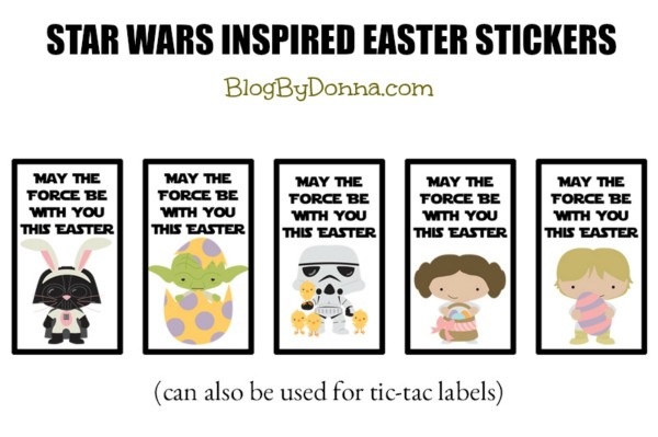 Star Wars Inspired Free Printable Stickers