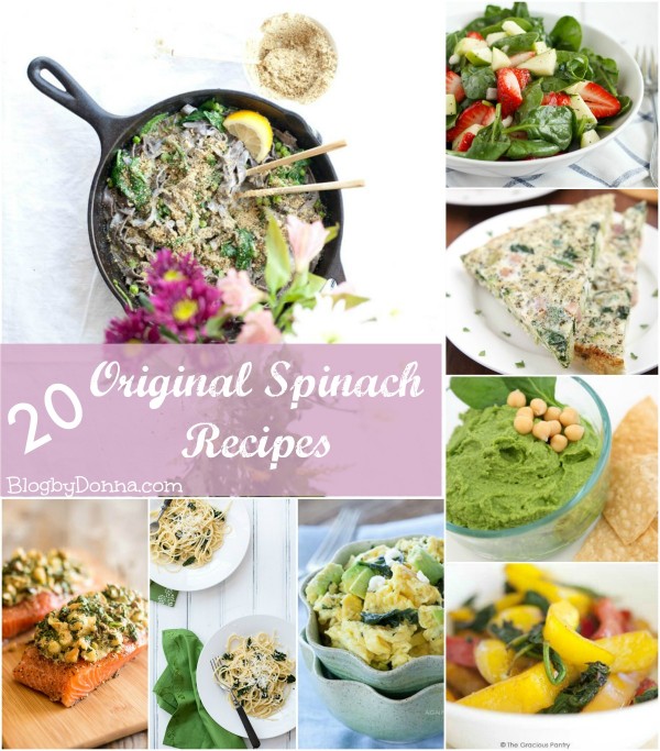 20 Original Spinach Recipes Roundup