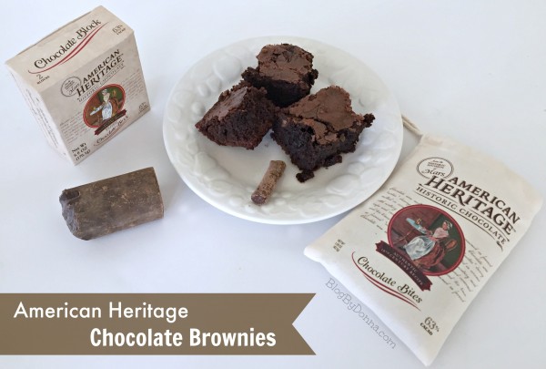 Brownies with American Heritage Chocolate Recipe