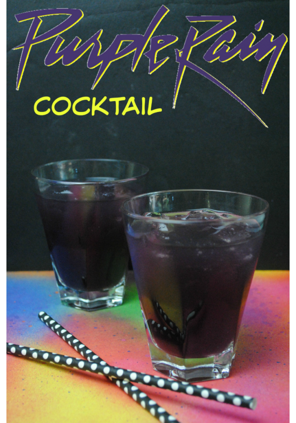 Purple Rain Cocktail to celebrate Prince