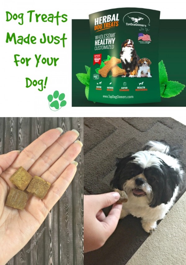 Dog treats that promote a healthy lifestyle like TopDogDinners Herbal Dog Treats