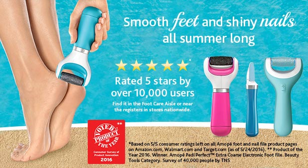 Smooth Feet All Summer Long with Amope in the foot care aisle at CVS...