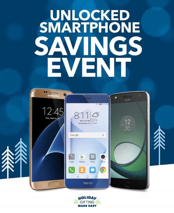 Unlocked Smartphone savings event