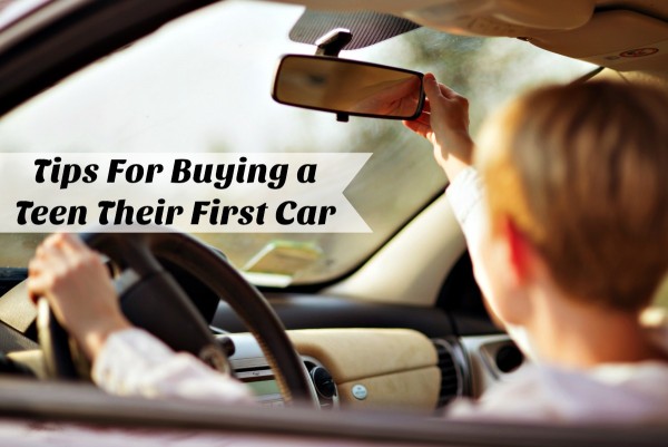 Tips for buying a teen their first car like a used car from DriveTime....