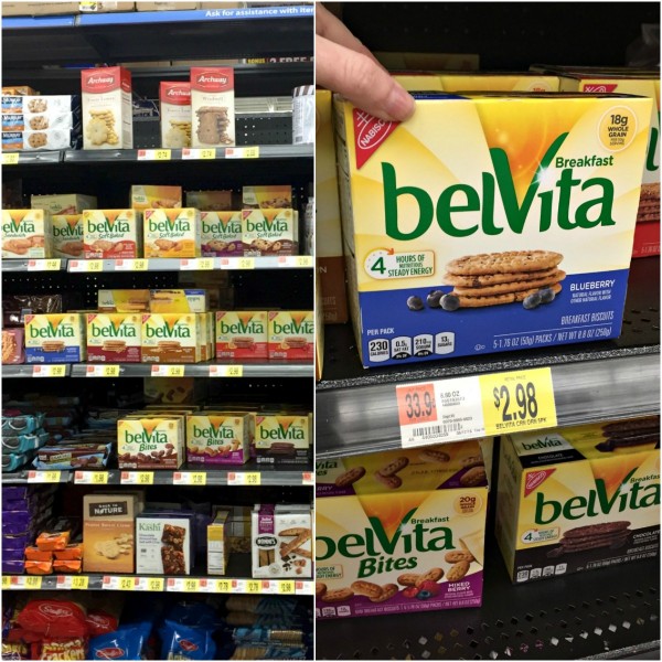 belVita Breakfast Biscuits for a grab & go breakfast at Walmart
