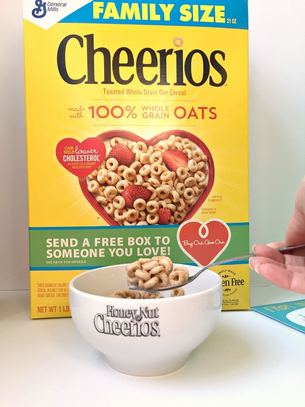 Send a free box of Cheerios to someone you love box