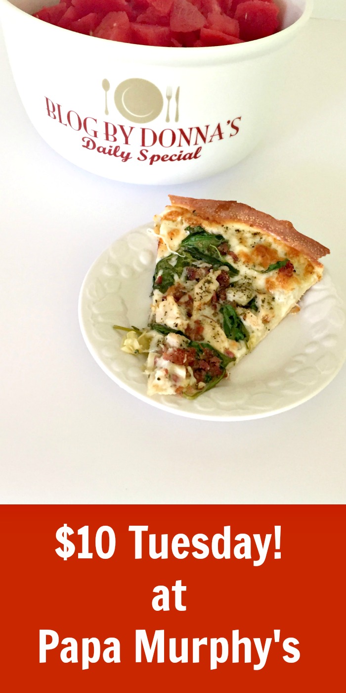 $10 Tuesday pizza from Papa Murphy's budget friendly deals