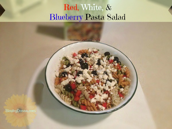 Red, White, & Blueberry Pasta Salad
