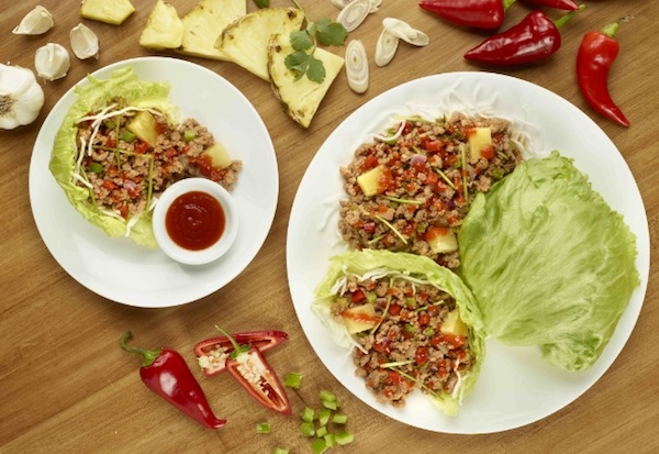 Pei Wei Sriracha Pineapple Pork Lettuce Wraps
