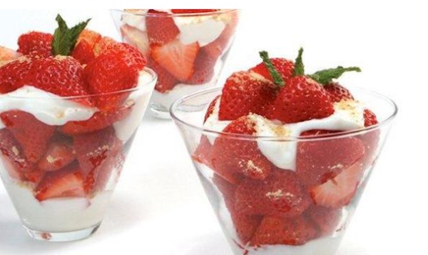 strawberry parfait fresh from florida strawberries
