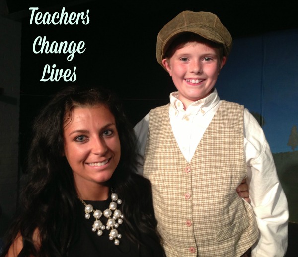 Cody and Ms. DiMeola Teachers Change Lives teachers change lives
