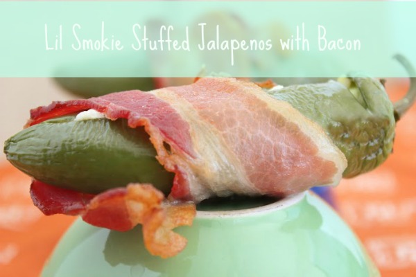 stuffed jalapenos with bacon appetizer