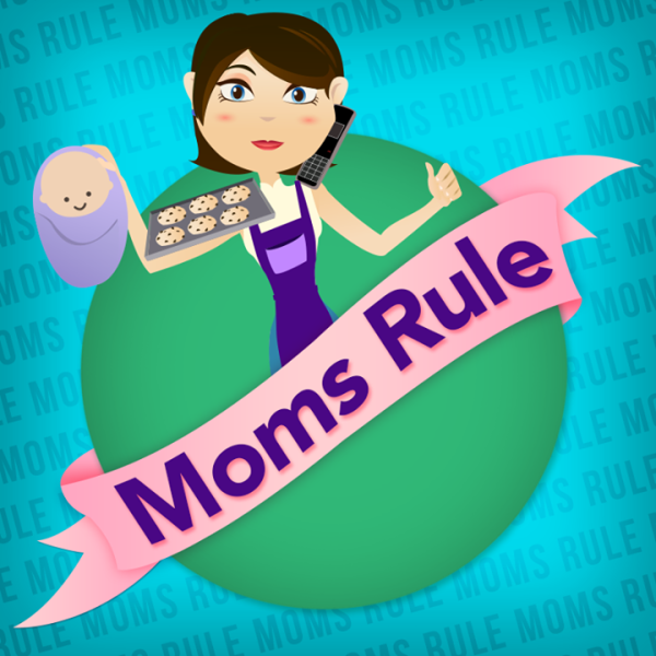 Moms Rule Logo work from home