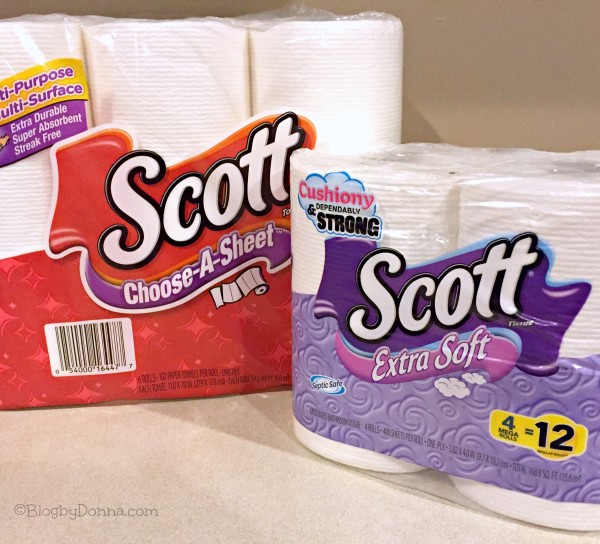 Digital coupons on Scott brand products