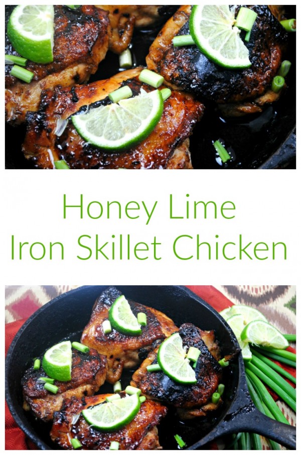 Cast Iron Skillet Honey Lime Chicken