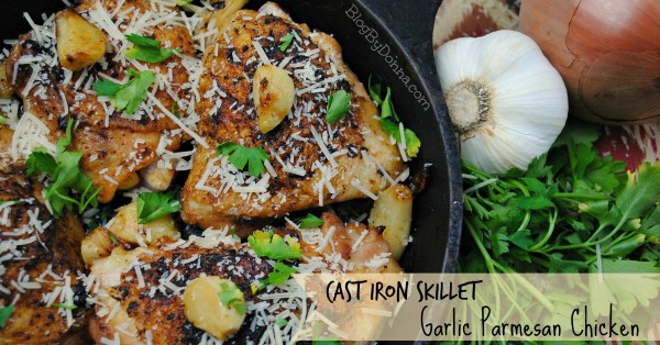 Cast iron skillet garlic parmesan chicken recipe