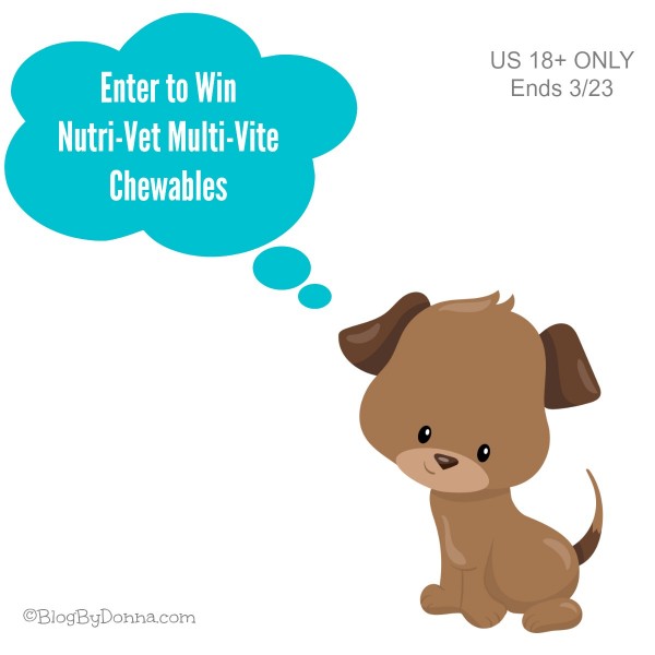 Nutri-Vet Vitamins Giveaway Graphic