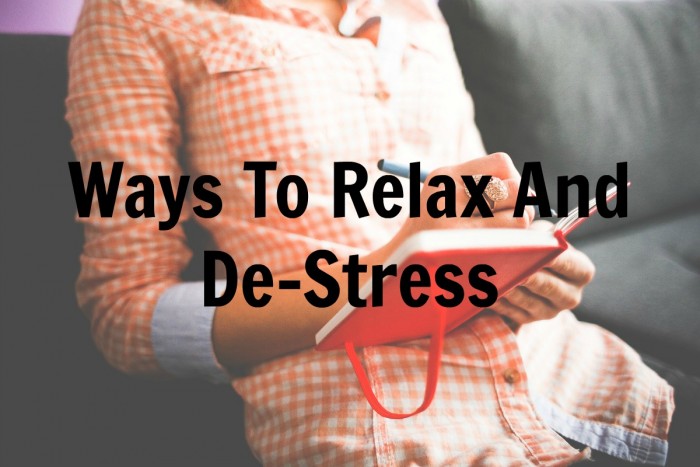 ways to relax and de-stress