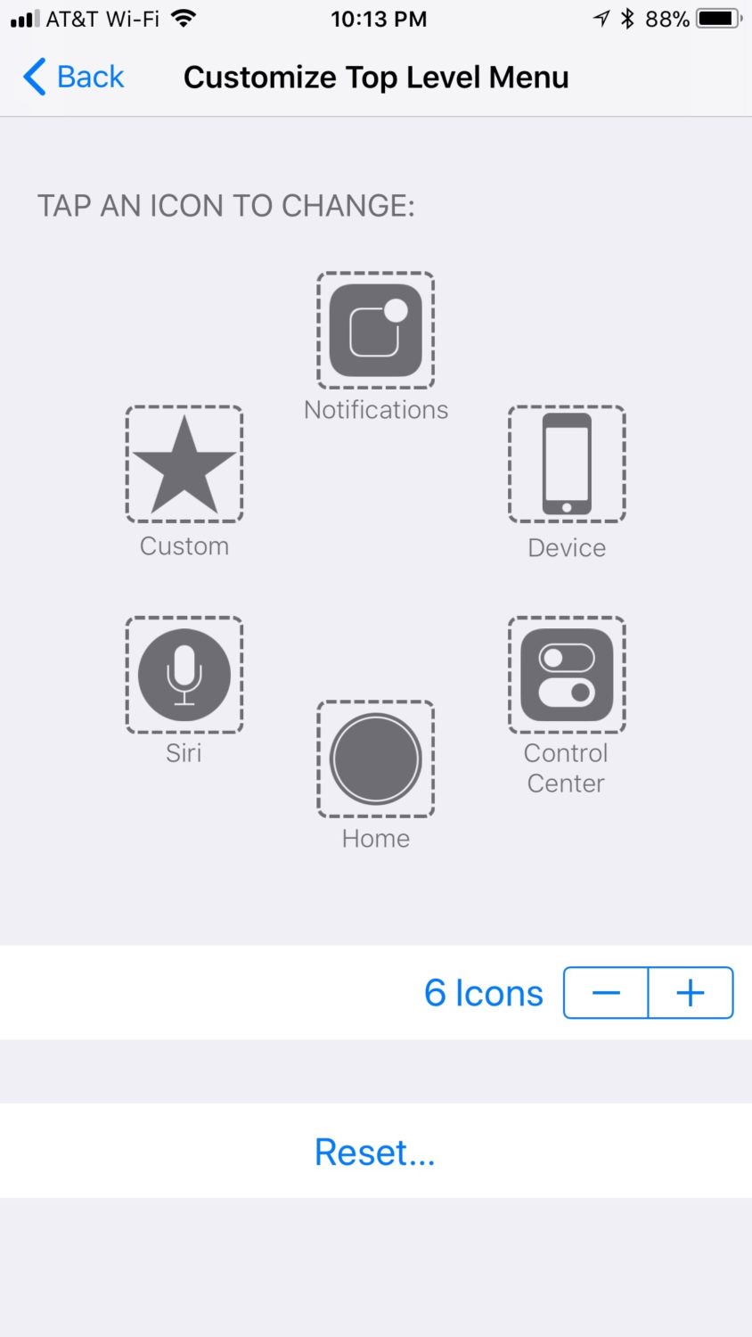 iPhone Assistive Touch Home Button