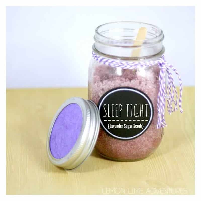 DIY beauty products - Bedtime sugar scrub for calming down
