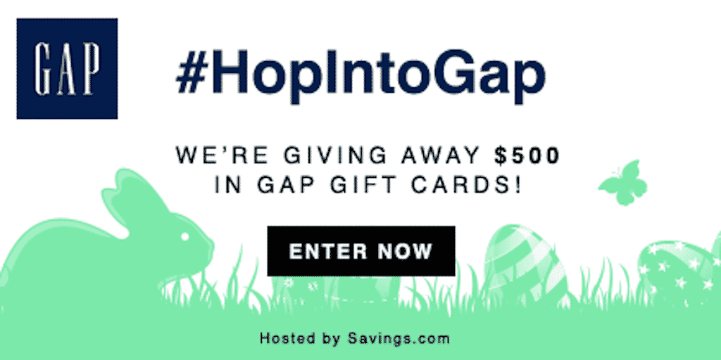 Gap's Easter sale and giveaway