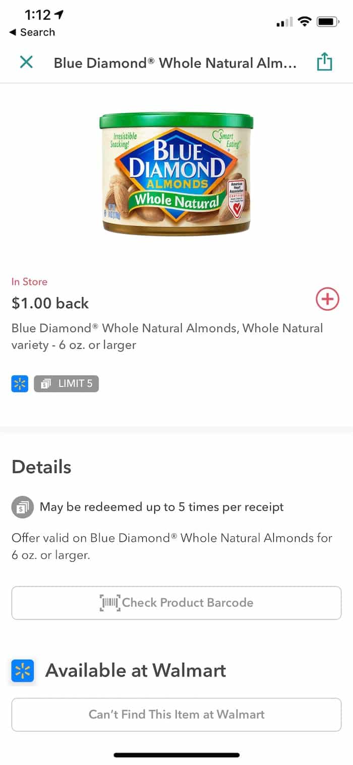 whole natural almonds